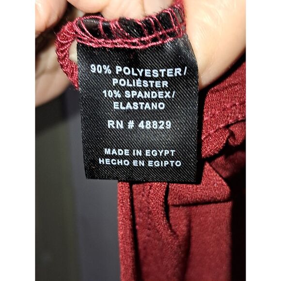 A Rouge Collection Women's Top Plus Size Asymmetrical Tunic Career Evening 3X - Picture 4 of 8